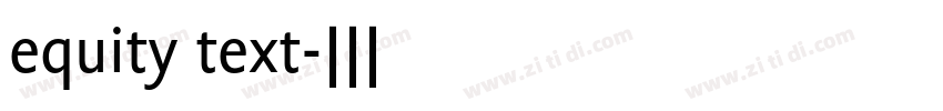 equity text字体转换